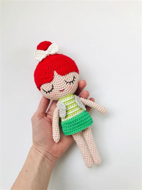 Polly Doll Pattern From The Quirky Cute Doll Collection Etsy