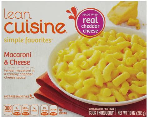Lean Cuisine Favorites Macaroni And Cheese Frozen Meal 10