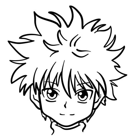How To Draw Killua Zoldyck In 2023 Easy Drawings Guided Drawing