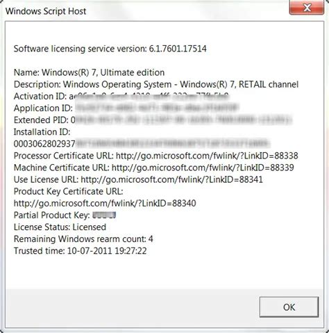 Check Licensing Status And Activation Id Of Your Windows 1110 Os