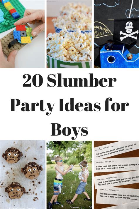 Slumber Party Ideas For Boys Fantabulosity