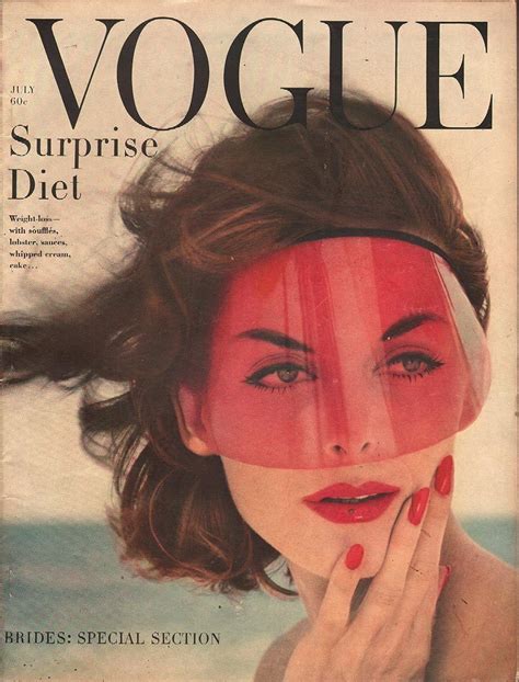 Vogue July 1958 Vintage Vogue Covers Vogue Magazine Covers Vogue Covers