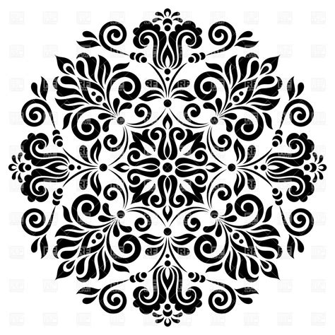 Vector Round Design Clipart - pic-leg