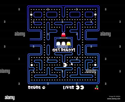 Pacman Classic 80s Arcade Game Stock Photo Alamy