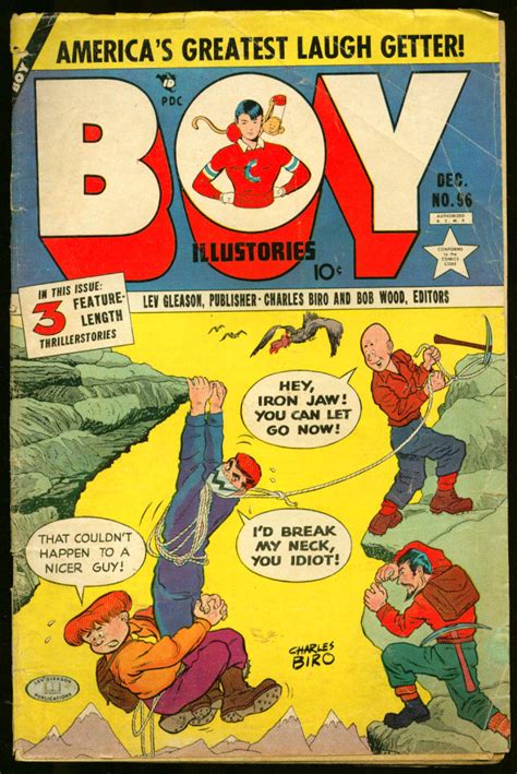 Boy Illustories 96 12 1953 Comic