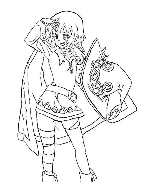 Megumi Coloring Pages
