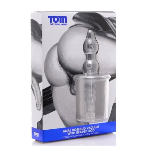 Tom Of Finland Anal Pump Cylinder Attachment With Stimulator Shaft Sex Toys At Adult Empire