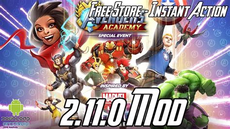 Marvel Avengers Academy 2110 Mod Free Store Instant Action Free