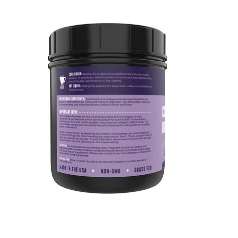 Collagen Peptides + Bone Broth Powder – 1lb – Left Coast Performance