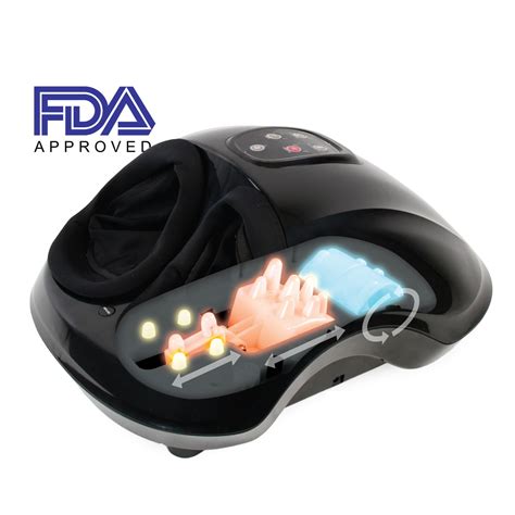 shiatsu foot massager with heat for circulation fda approved daiwa felicity reflexology foot