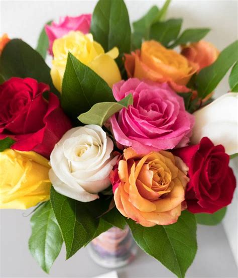 Should have read the reviews first. One Dozen Valentine's Day Rainbow Roses at From You Flowers