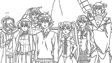 Printable Akame Ga Kill Coloring Pages Anime Coloring Pages