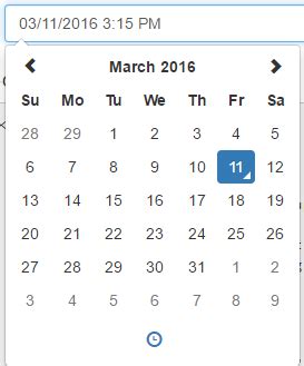 Icons For Datetimepicker Not Visible In Bootstrap Javascript
