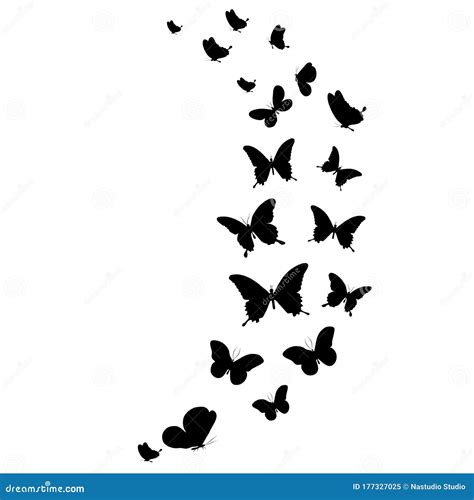 Butterfliesflying Clipart And Illustrations