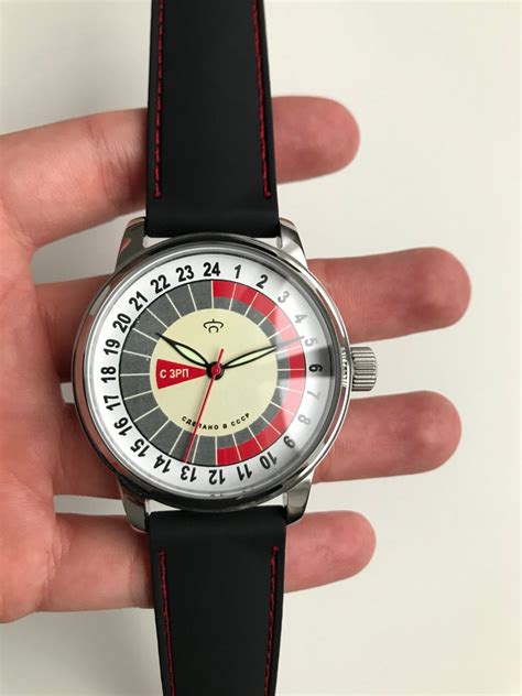 Soviet Wrist Watch 24 Hour Dial Watch Raketa 24 Watch Etsy