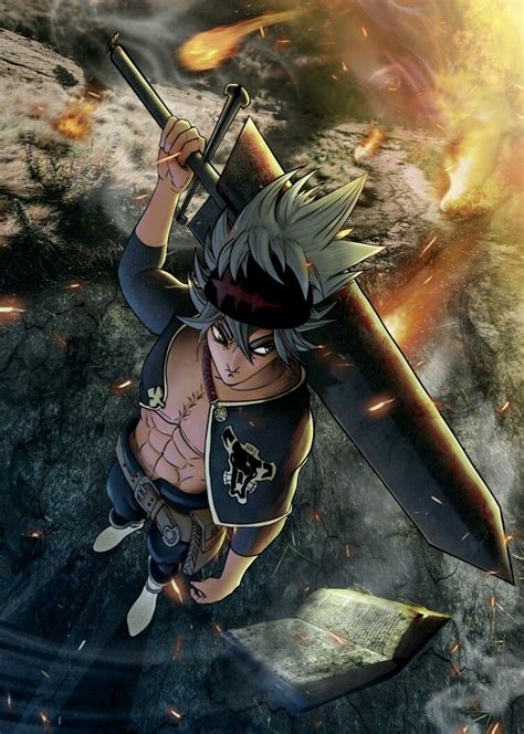 Asta Black Clover Art By Elkman Deviantart Black Clover Manga