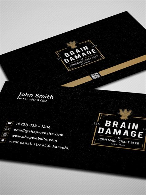 You can download free business card psd files on pngtree. Free Vintage Black Business Card PSD Template | Freebies ...