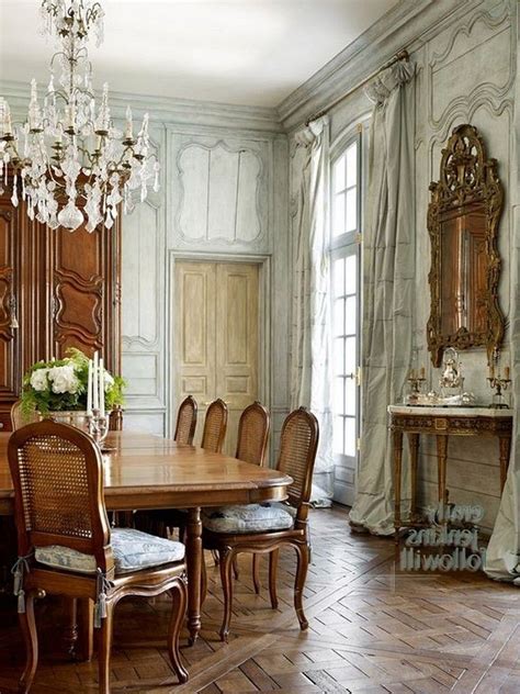 20 Rustic French Country Dining Room Pimphomee