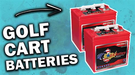 Rv Battery Upgrade 6v Golf Cart Battery Install Youtube