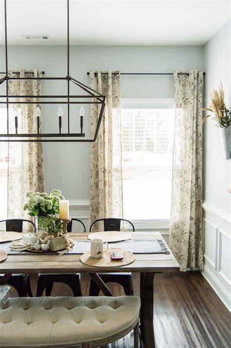 Forge a concrete paradise with living walls astride couches. The Perfect Farmhouse Floral Curtains + My Curtain Hanging ...