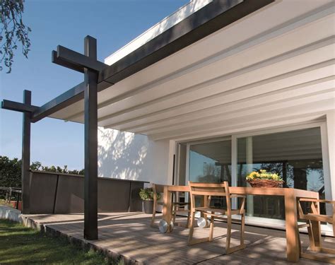 Stil Retractable Fabric Roof Pergola® Sunair Awnings