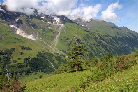 Alpine Landscape On The Grossglockner High Alpine Road Austria Stock