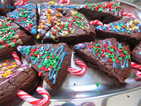 The More Than Occasional Baker Christmas Tree Brownies