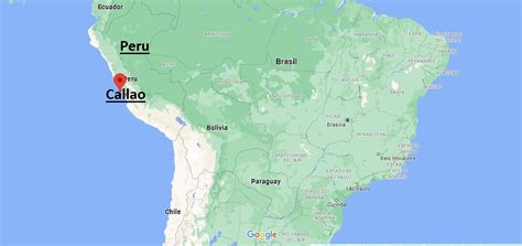 ¿dónde Está Callao Perú Mapa Callao Perú ¿dónde Está La Ciudad