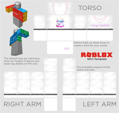 8 Roblox Shirt Template Dimensions Template Guru