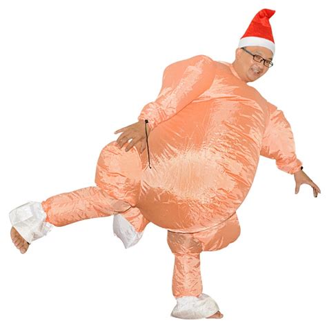 inflatable roast turkey costumes halloween chicken for adults thanksgiving christmas fancy dress