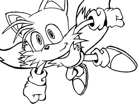 Dibujar Y Colorea Sonic Tails Dibujos Para Nios