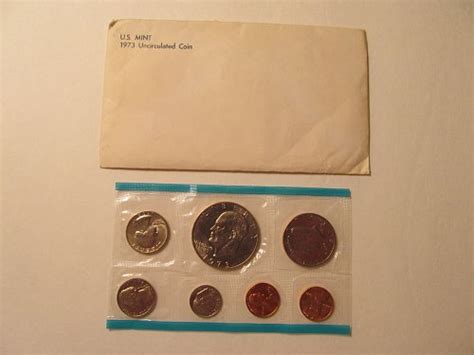 1973 Us Mint Uncirculated Coin Set Pandd Mints For Sale Buy Now Online