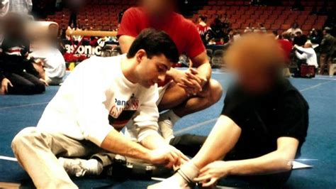 Larry nassar was led away in handcuffs after his sentencing hearing, kyle stephens, who says he repeatedly abused her as a child during family visits, said she felt an emotional weight. Larry Nassar Case: Accuser Details Childhood Abuse by ...