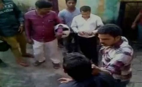 Muslim Man Stripped Tied To Pole And Beaten By Mob In Mangalore 13 Arrested