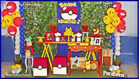 Pokémon Decoração Pokémon Festa Pokémon