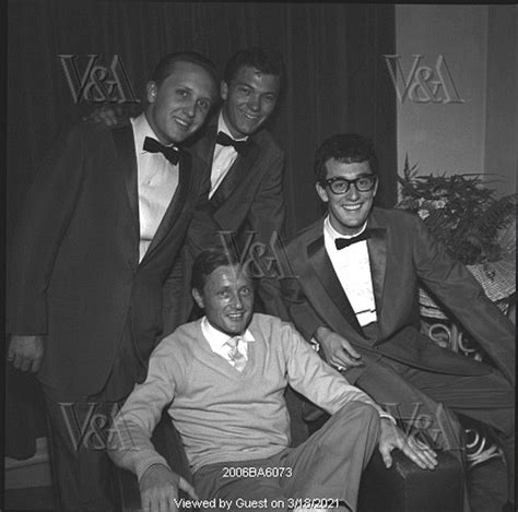 Buddy Holly With The Crickets And Gary Miller Photo Harry Hammond England 1958 Vanda Images