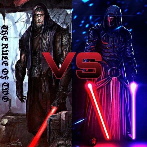 Darth Bane Vs Darth Revan Star Wars Amino