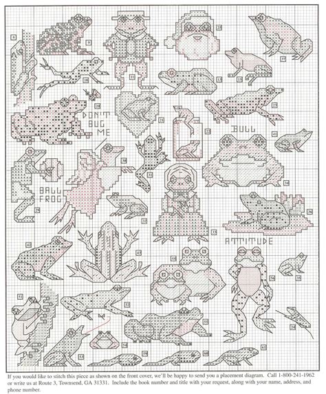 Pattern design by kathleen george at cross stitch collectibles. One Nighters Frogs 1/3 | Cross stitch animals, Cross ...