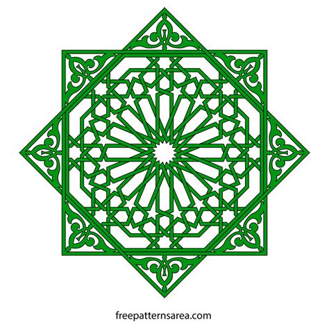 Islamic Ornamnet With Transparent Background Download Png Image
