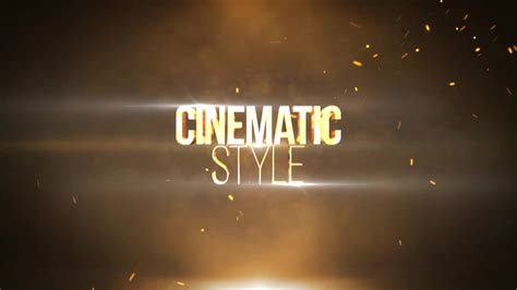 Cinematic Intro Title Videohive Quick Download After Effects