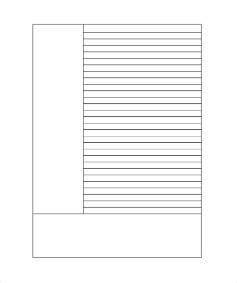 12 Lined Paper Templates Pdf Doc Sample Templates