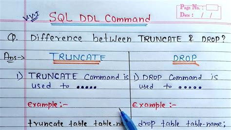 Difference Between Truncate And Drop Table In Oracle Sql Brokeasshome