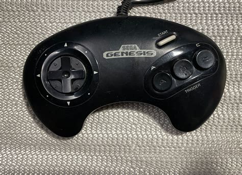 Sega Genesis Controller 3 Button Model 1650 Authentic Original Oem