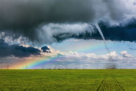 Amazing Tornado In Front Of A Rainbow Real By Jason Vanstry On 500px