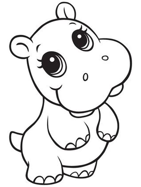 Fiona Hippo Coloring Pages Hippo Is A Large Semi Aquatic