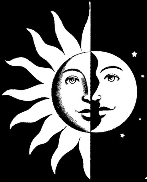 Half Sun Half Moon Drawing At Getdrawings Free Download