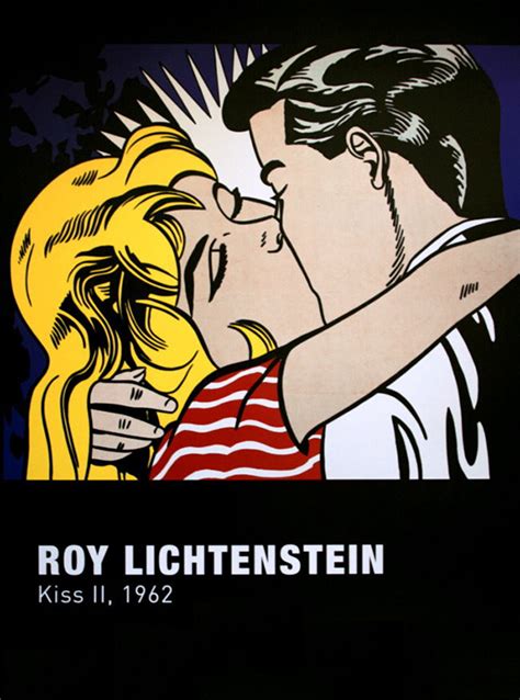 Affiche Roy Lichtenstein Kiss Ii 1962