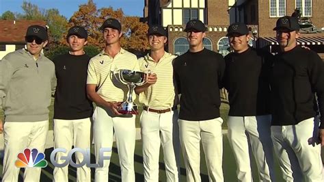 Highlights Vanderbilt Wins Mens East Lake Cup Golf Channel Youtube