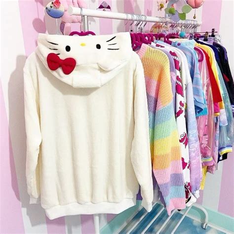 Grumpy Bunny On Instagram “hello Kitty Fluffy Hoodie And Shorts