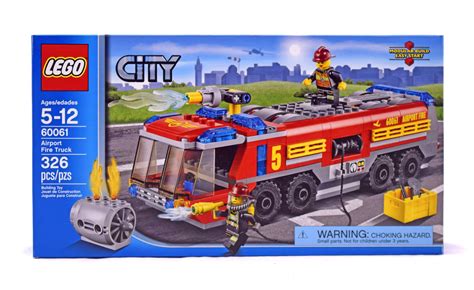 Airport Fire Truck Lego Set 60061 1 Nisb Building Sets City Fire